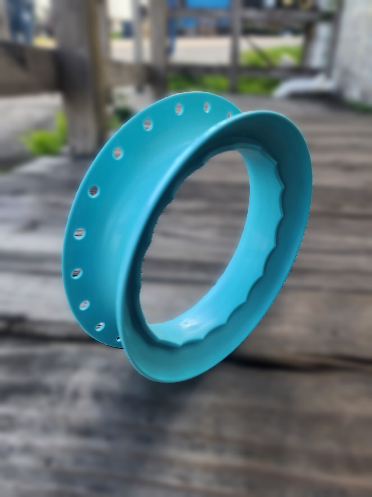 Hand Reel Cuban YOYO With Hook Keeper Aqua Blue