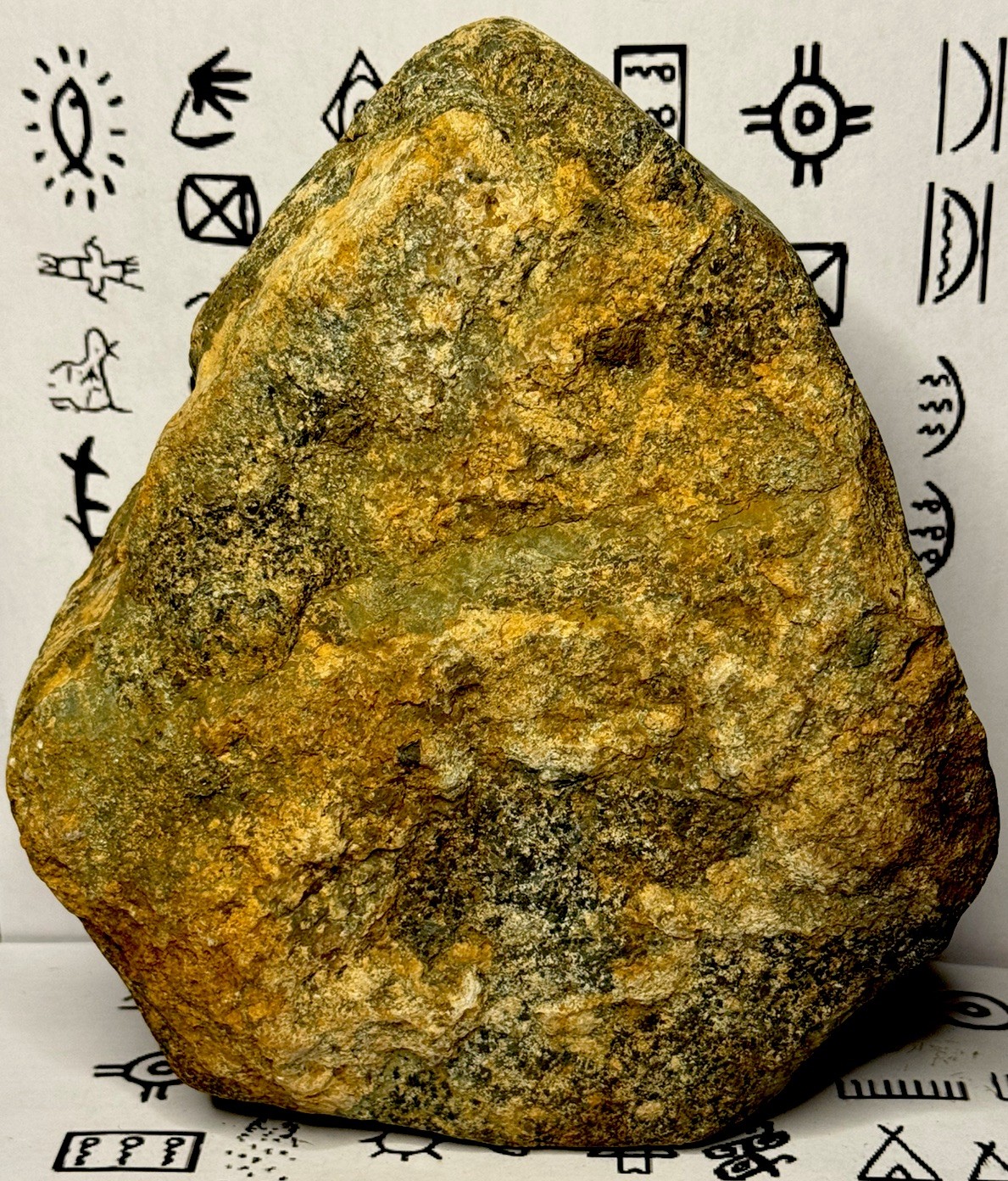 Native American Indian Authentic Artifact Stone Carved Effigy, 8 lb 2 oz • VA