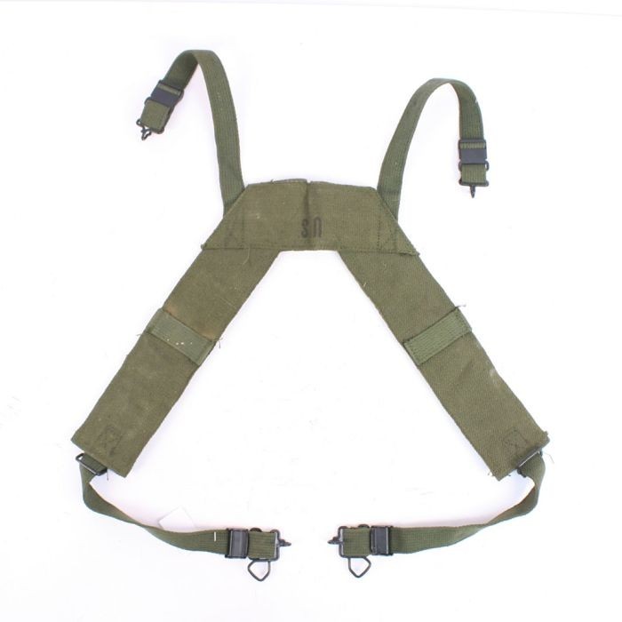 USGI Vietnam Era Field Pack Combat H Suspenders M-1956 Dated 1960's Era