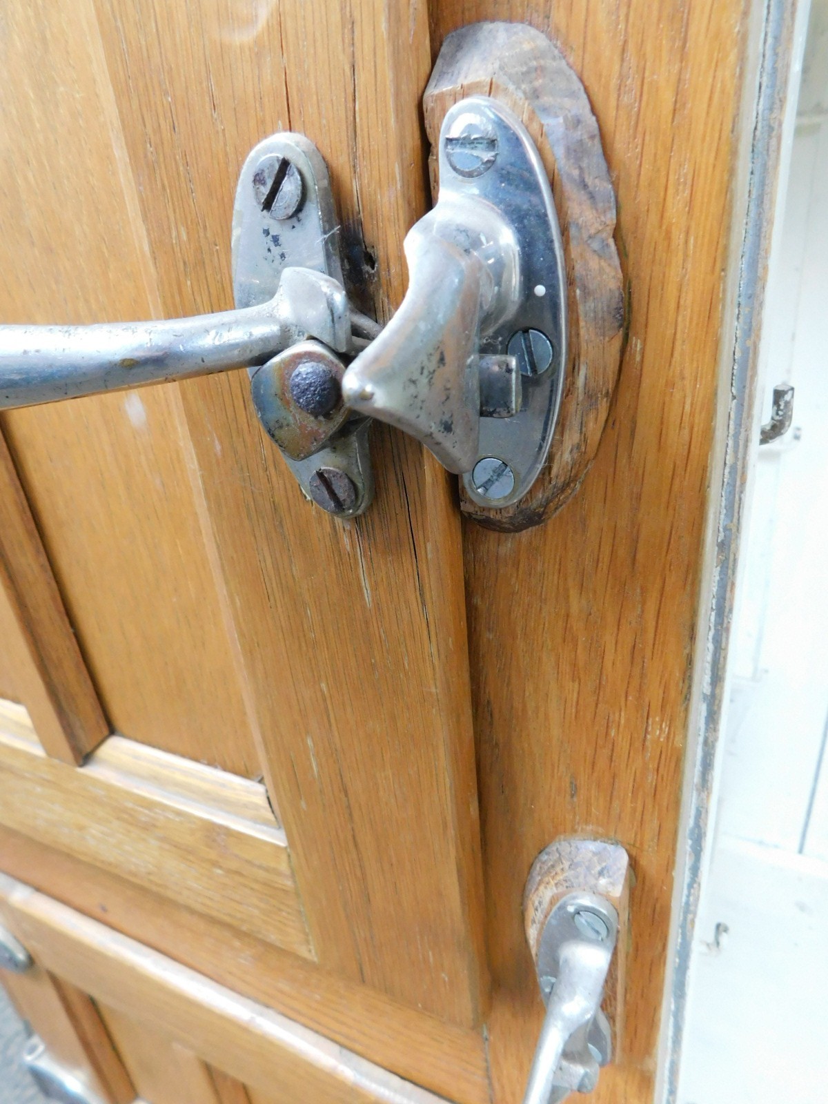 Antique REAL DEAL c1915 ALL Original Oak Ice Box Bar Counter Refrigerator VG HOT