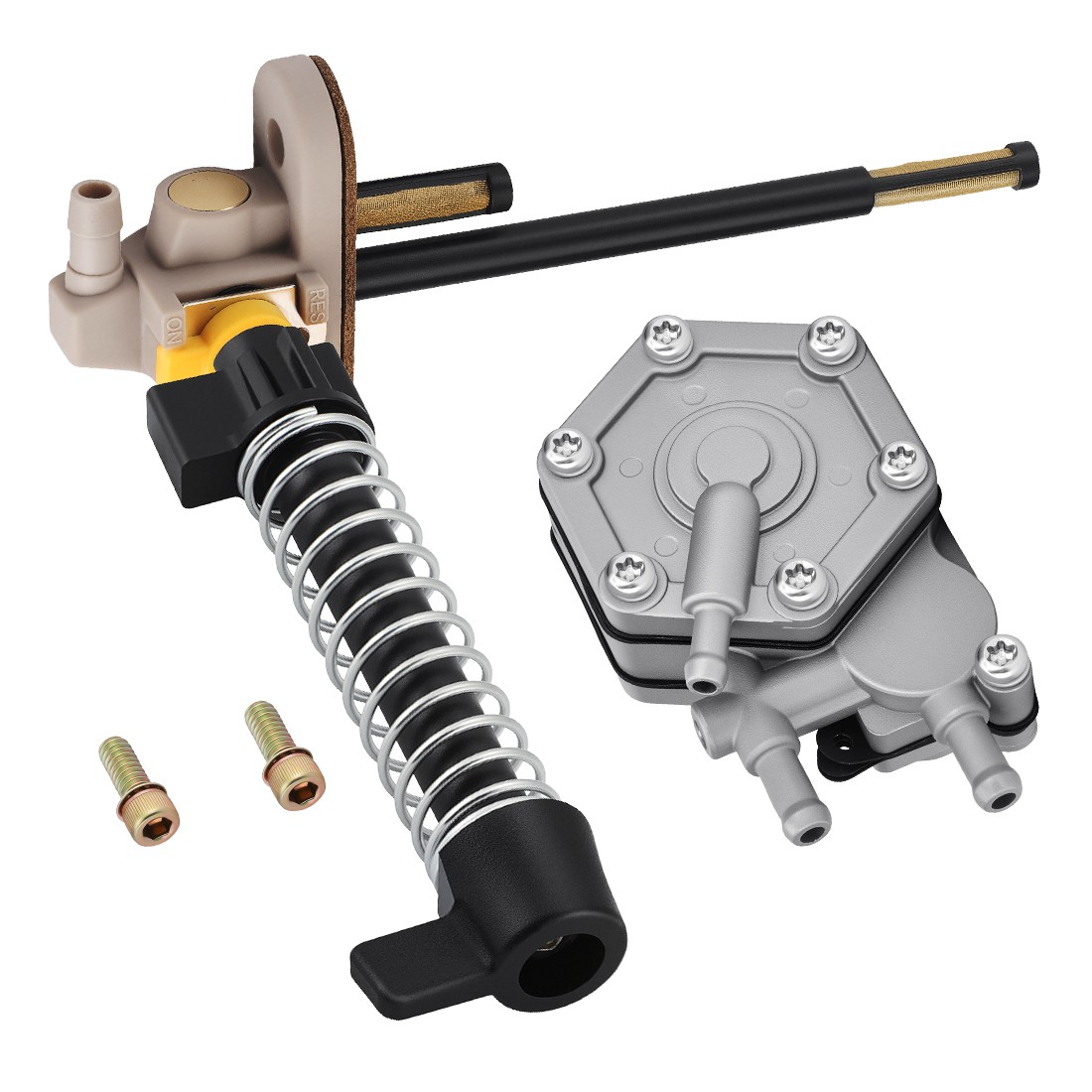 Fuel Pump & Fuel Valve Petcock For Polaris Magnum 425 95-98 Scrambler 500 97-01
