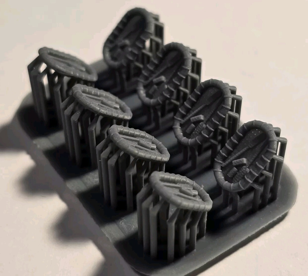 1/350 US Navy Oval Rafts x 8 3D Printed