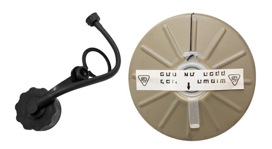 Authentic Israeli Military M-15 Gas Mask w/40mm NATO w/ Straw Black NBC Adult Sz