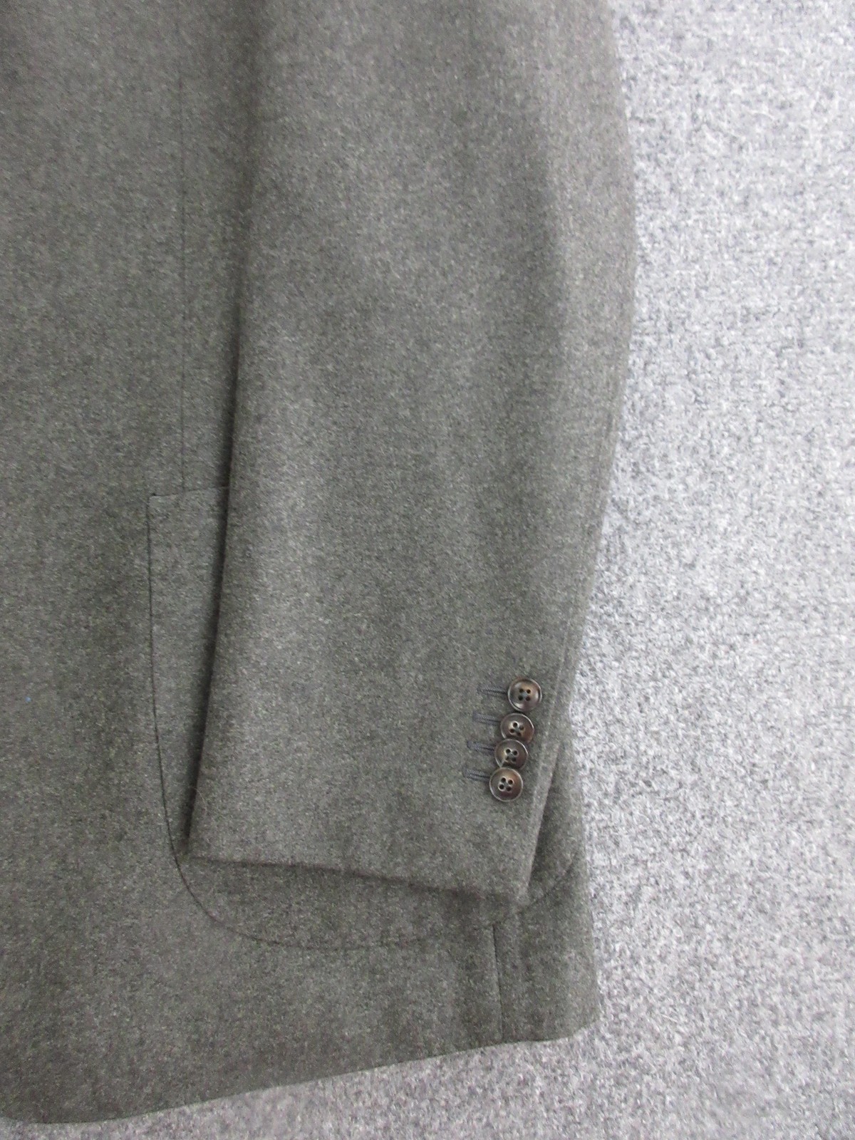 Suitsupply Blazer Mens 40 Gray Wool Flannel Sport Coat Vitale Barberis Canonico