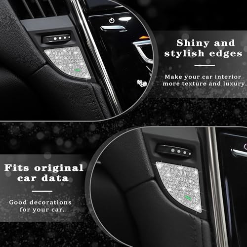 Bling Car Engine Start Stop Button Cover Compatible with Cadillac ATS ATS-L