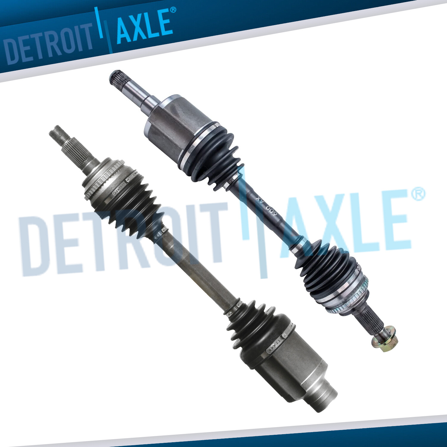 AWD Pair Front CV Axle Shafts for 2007-2011 2012 2013 2014 Ford Edge Lincoln MKX