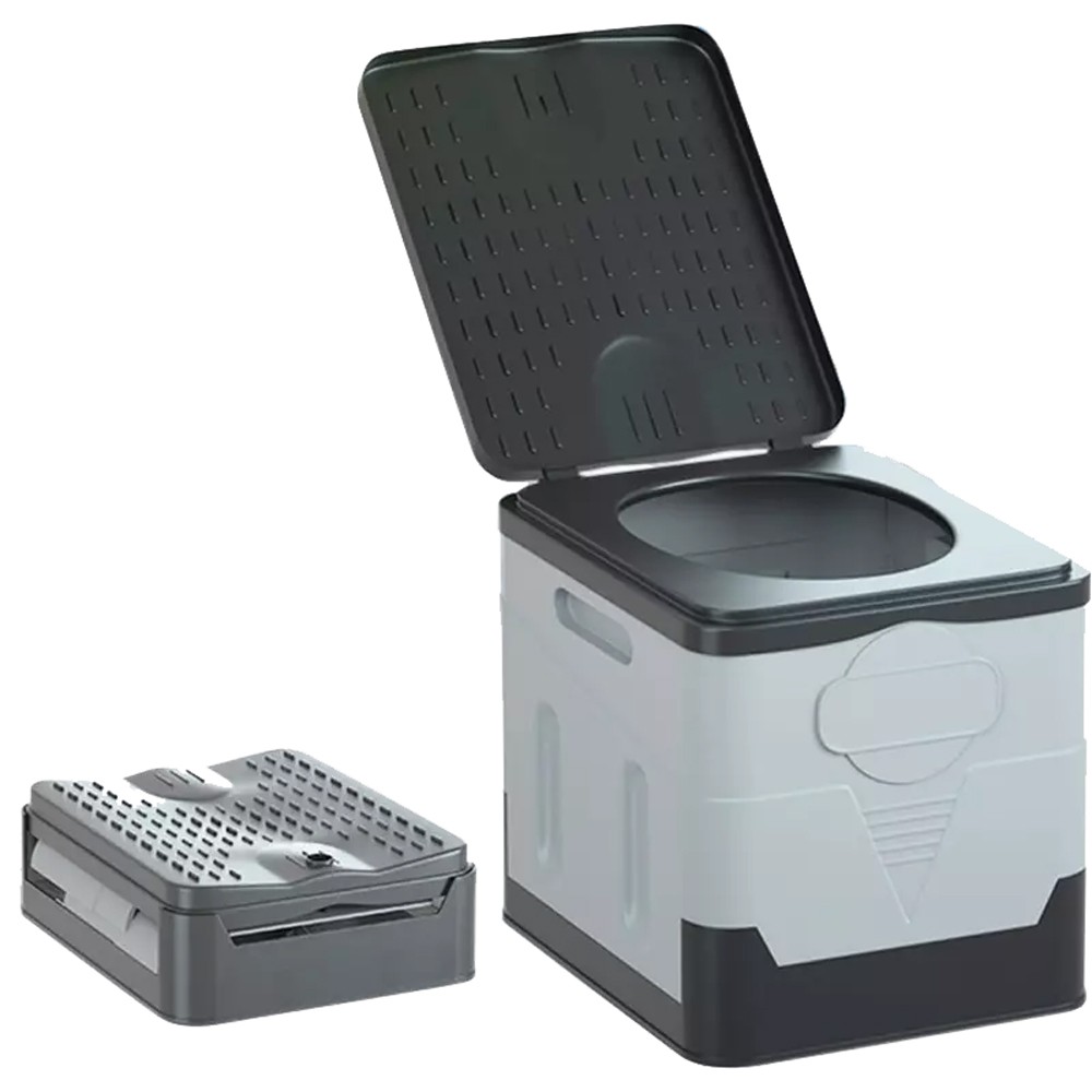 20L Portable Folding Toilet Seat For Camping Toilet Travel Hiking Outdoor Potty