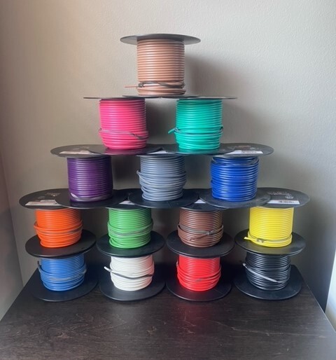 10 Gauge Primary Wire 100% Fine-Stranded Copper Made in the USA Lot NOT CCA