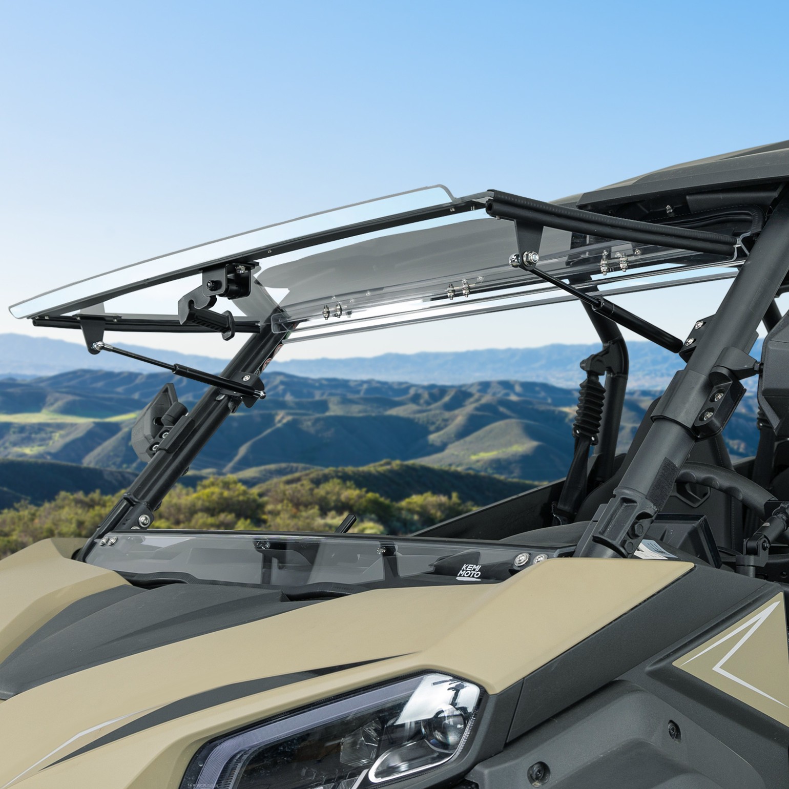 3-IN-1 Flip Windshield for CFMOTO ZForce 950 Sport Trail / 800 Trail 2023-2025