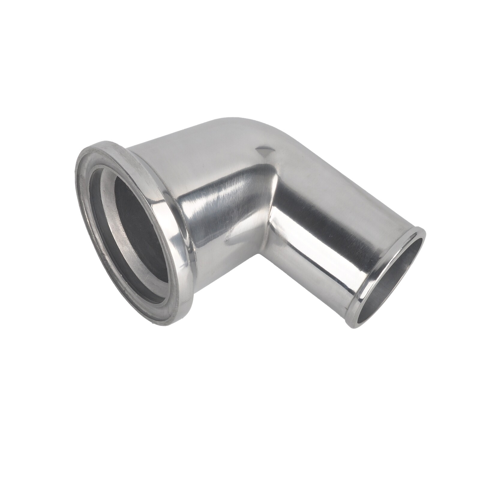 For SBC BBC Chevy 327 350 400 Polished 15° Swivel Water Neck Thermostat Housing