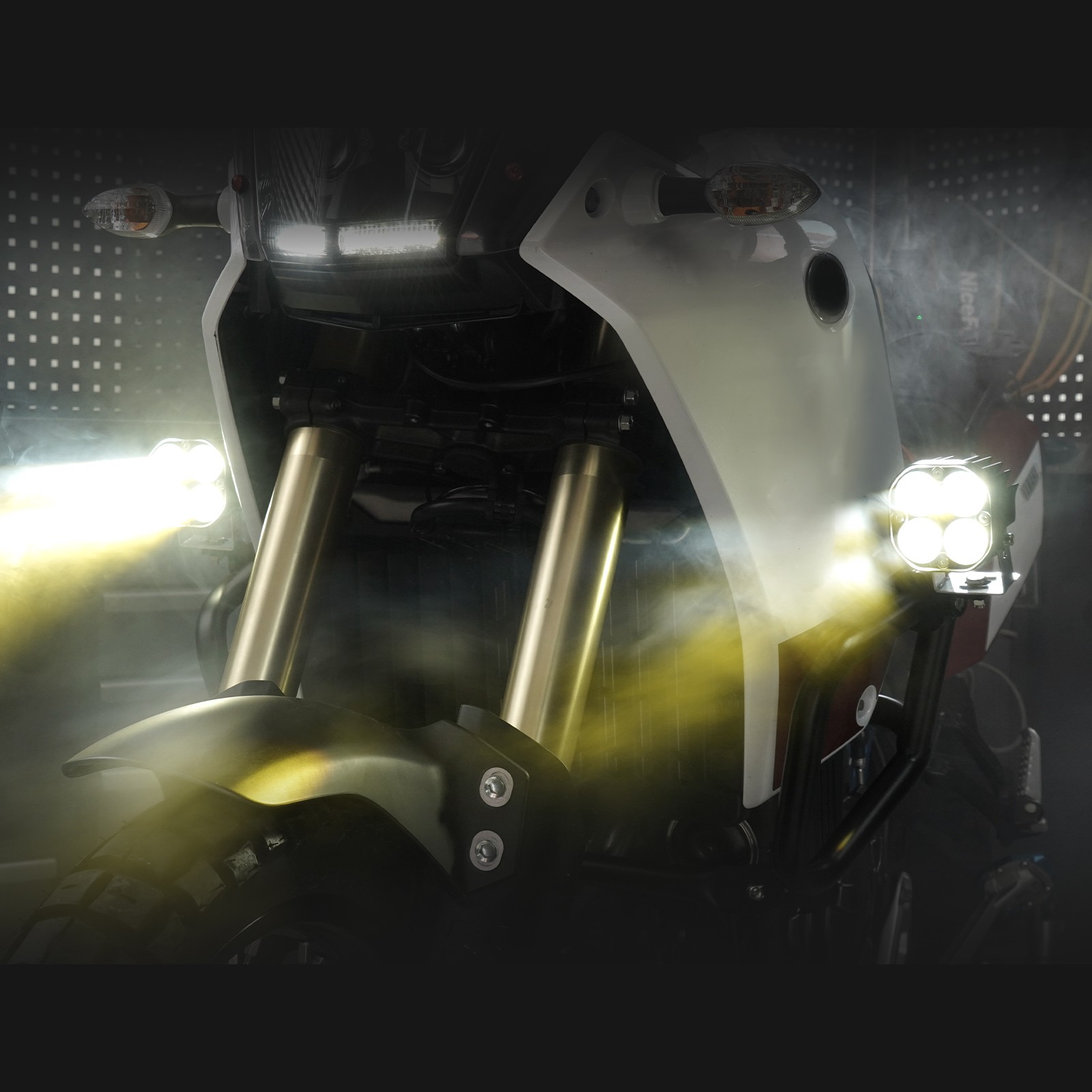 Adjustable Front Bumper Spot LED Work Light Pods for Yamaha Tenere 700 XTZ07 19+