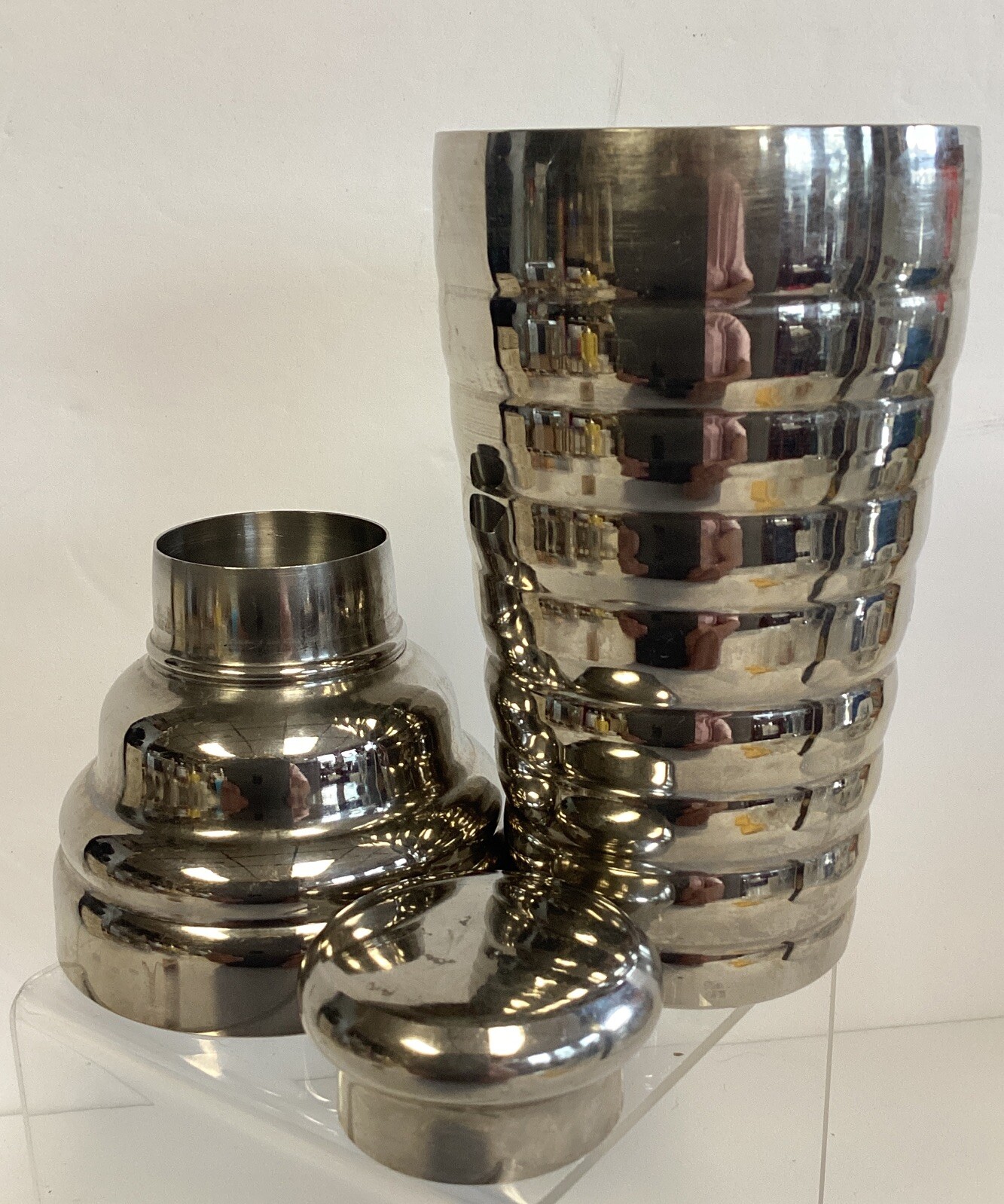 STAINLESS STEEL Martini Boston SHAKER 12 Oz 3-Piece Cocktail Mixer Tin