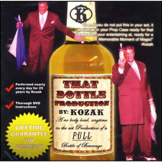 THAT BOTTLE PRODUCTION  (ORIGINAL) By KOZAK - WITH  DVD