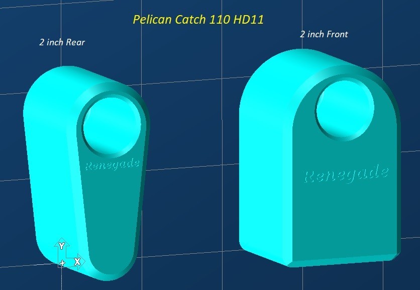 Pelican Catch 110 HD11 Kayak Seat Riser Sets