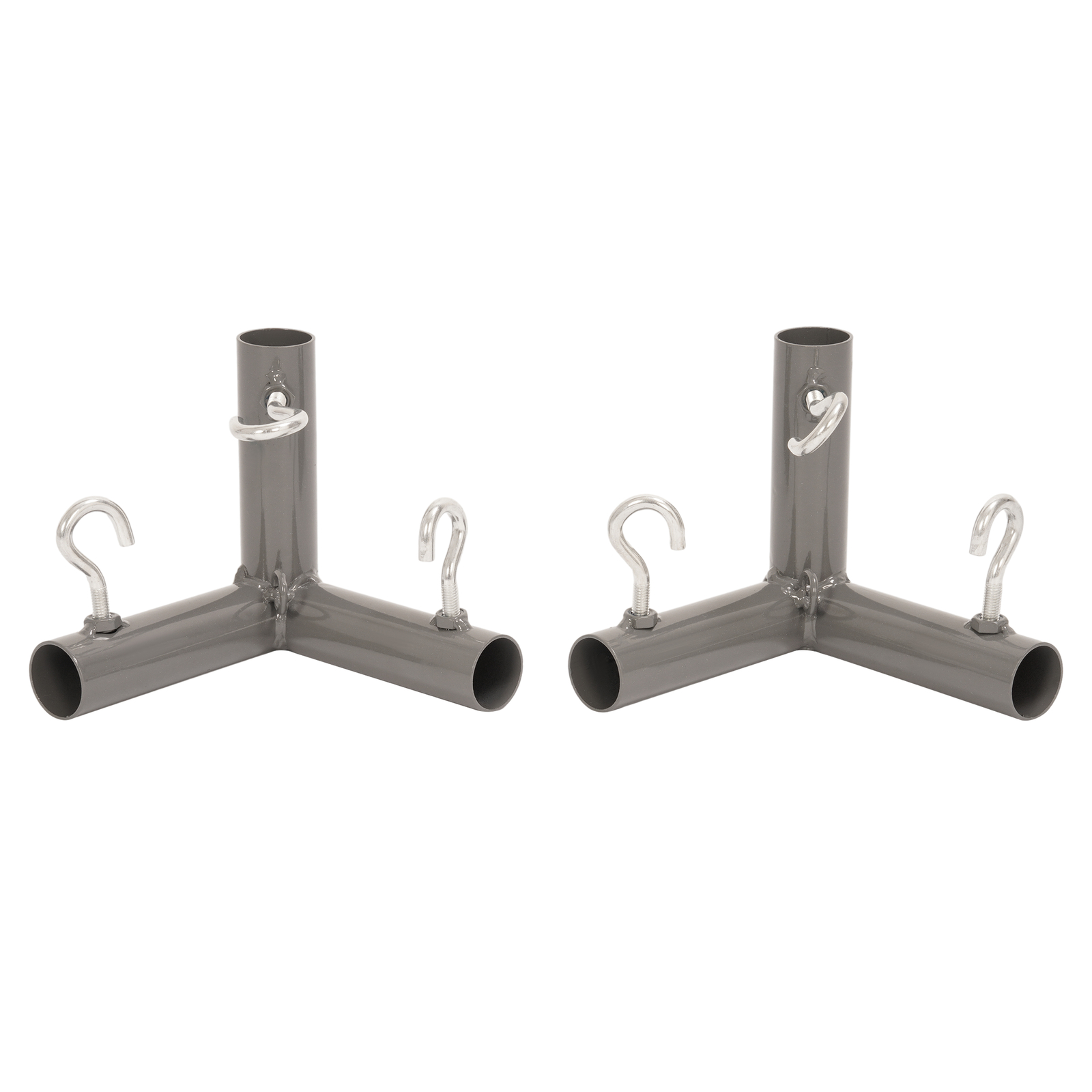 Rust Resistant 10 Pieces 1" Golf Frame Corner Kit DIY Canopy with Eye-Bolts