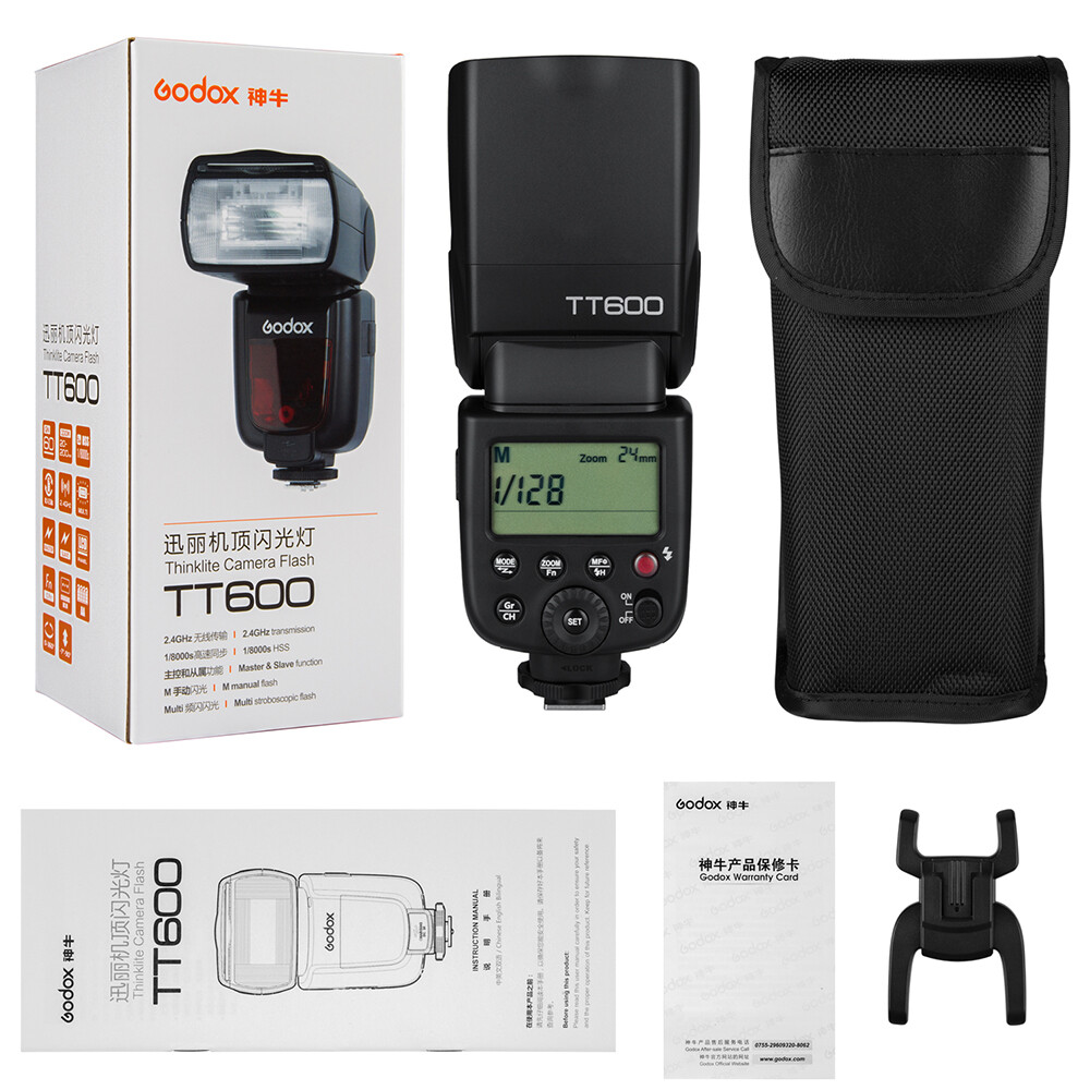 US Godox TT600 2.4G Wireless Flash Speedlite for Canon Nikon Sony Pentax Olympus