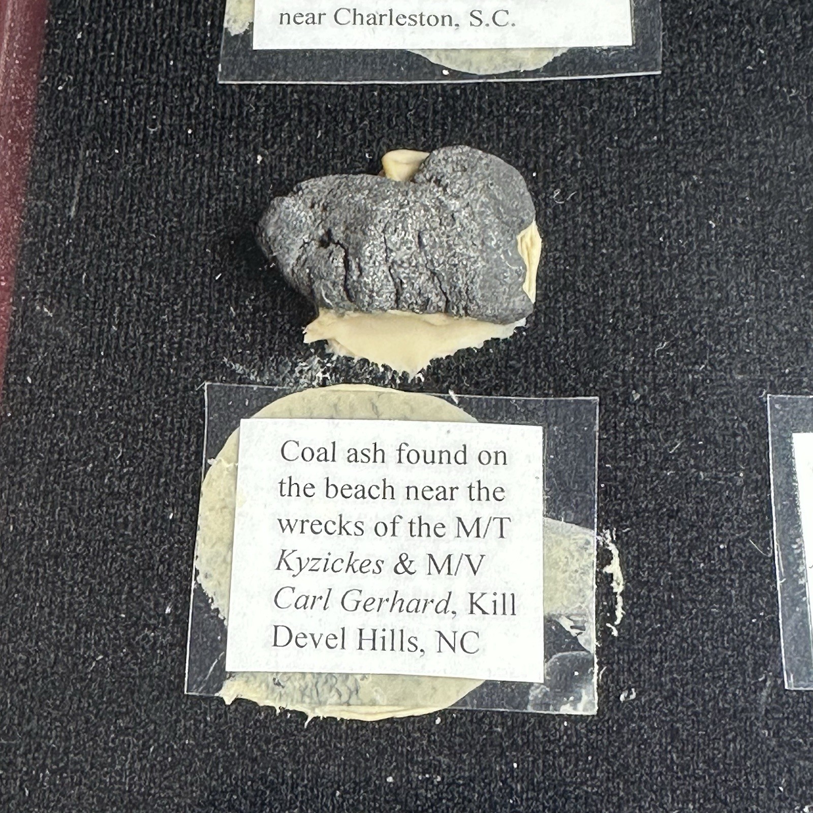 25+ Shipwreck Artifacts in Display Case USS Olympia Pocahontas Civil War Era