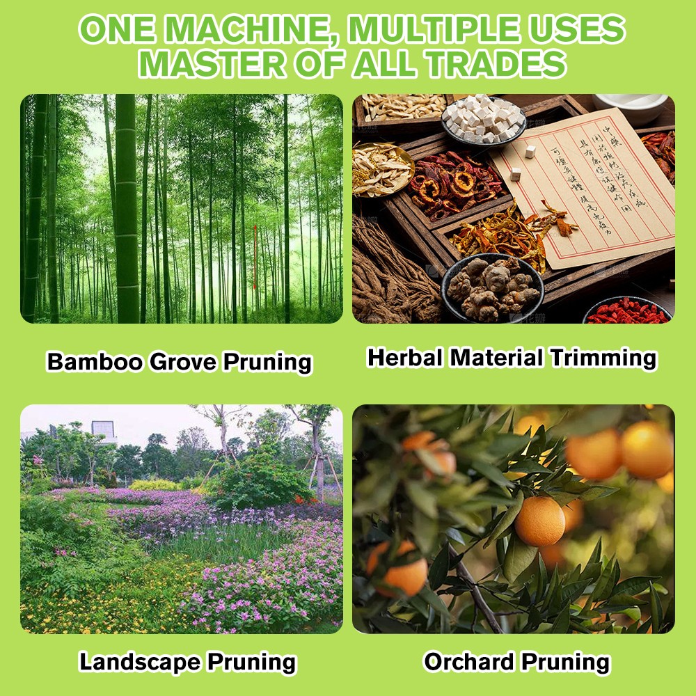 Electric Pruning Shears Cordless Pruner Brushless Branch Cutter & 2 Batteries