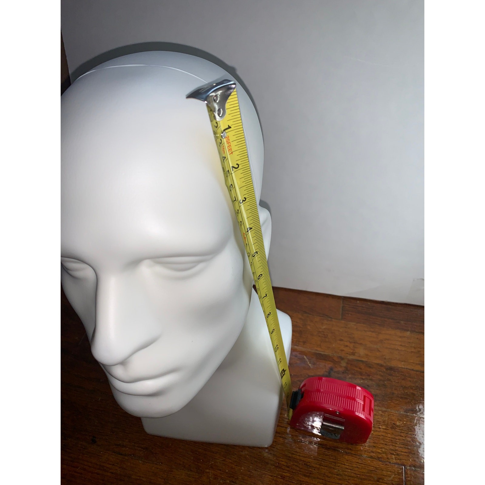 Male Mannequin Head White Wig Hat Sunglasses Display 16in