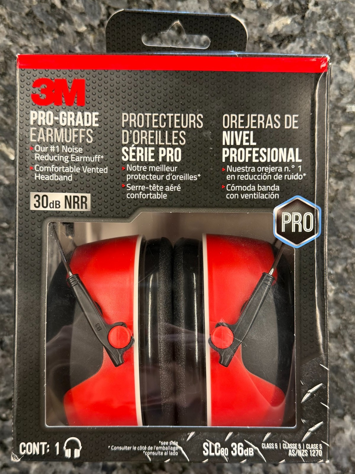 Brand New 3M Pro-Grade Noise Reducing Earmuffs w/ Vented Headband On Sale Now !!