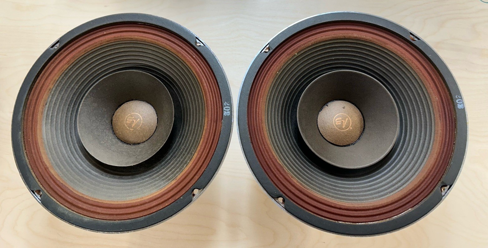EV SP12 Full Range Speakers Pair Electro Voice 12” Whizzer Cone Working