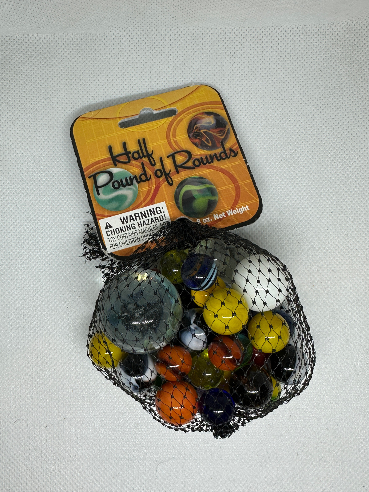Half Pound of Rounds Mega Marbles Vacor Net Bag