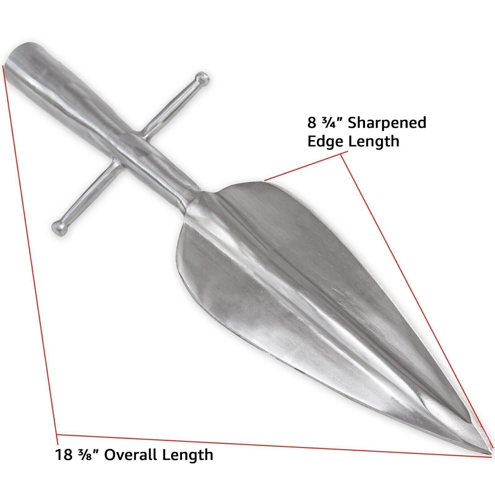 Hand Forged Medieval Predrilled Boar Spearhead Viking Throwing Spear Head