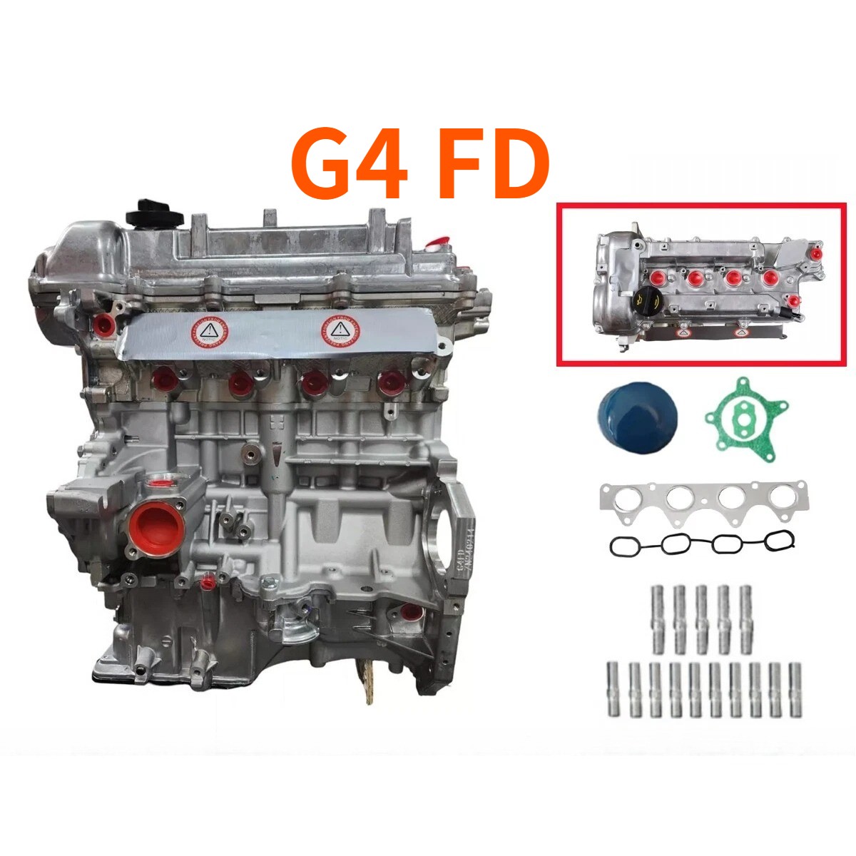 G4FD 1.6L Engine Assemy Long Block GAS For Hyundai Tucson Kia Rio Soul 2012-2019