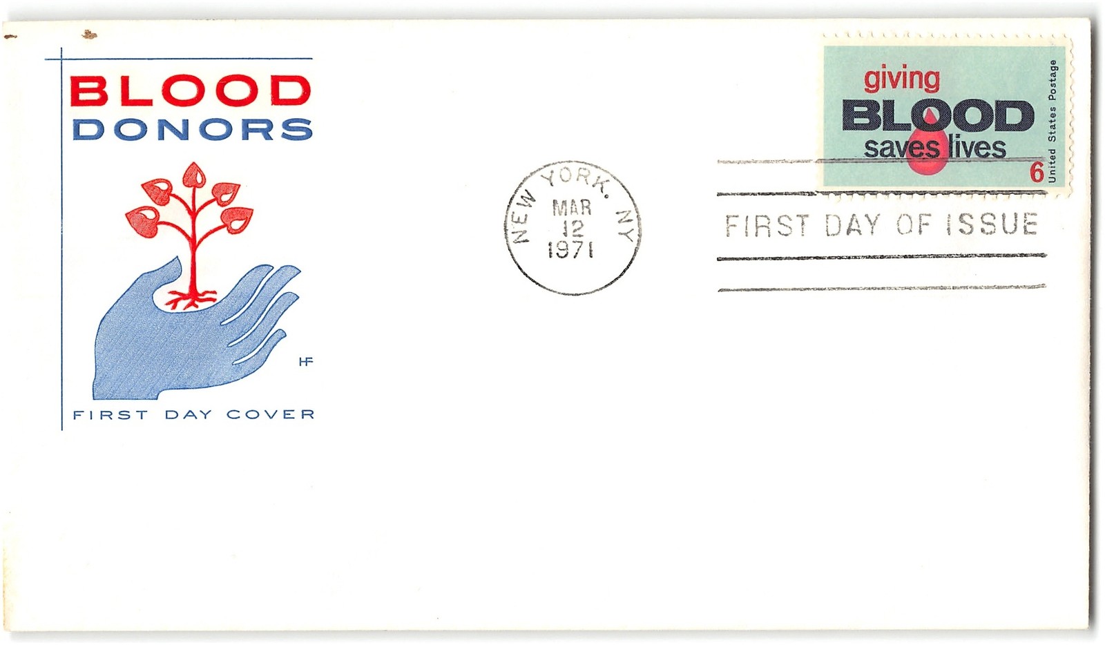 US #1425 FDC, 1971, HF