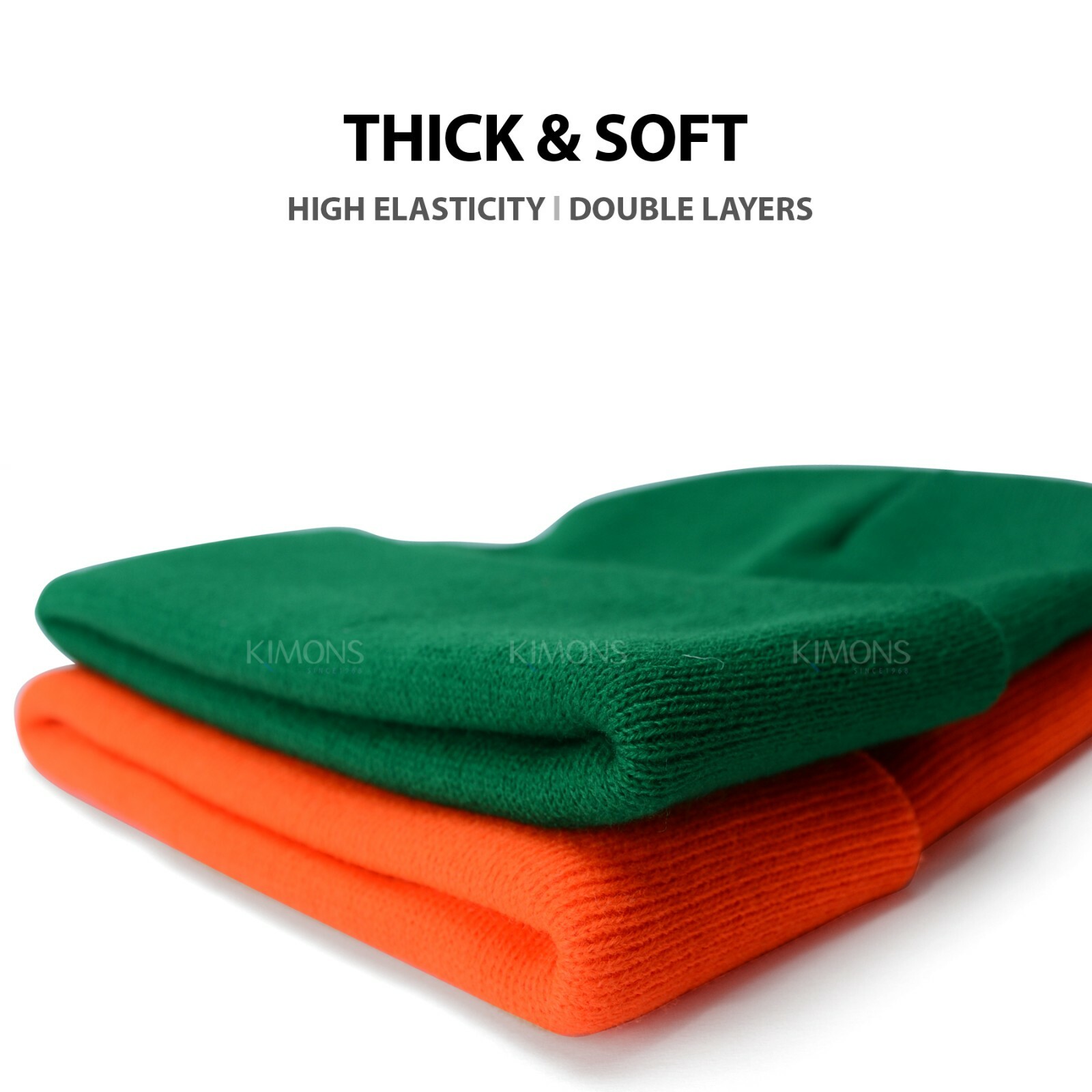 Solid Plain Slouchy Knit Beanie Hat Ski Skull Winter Men Women Cuff Cap Baggy CF