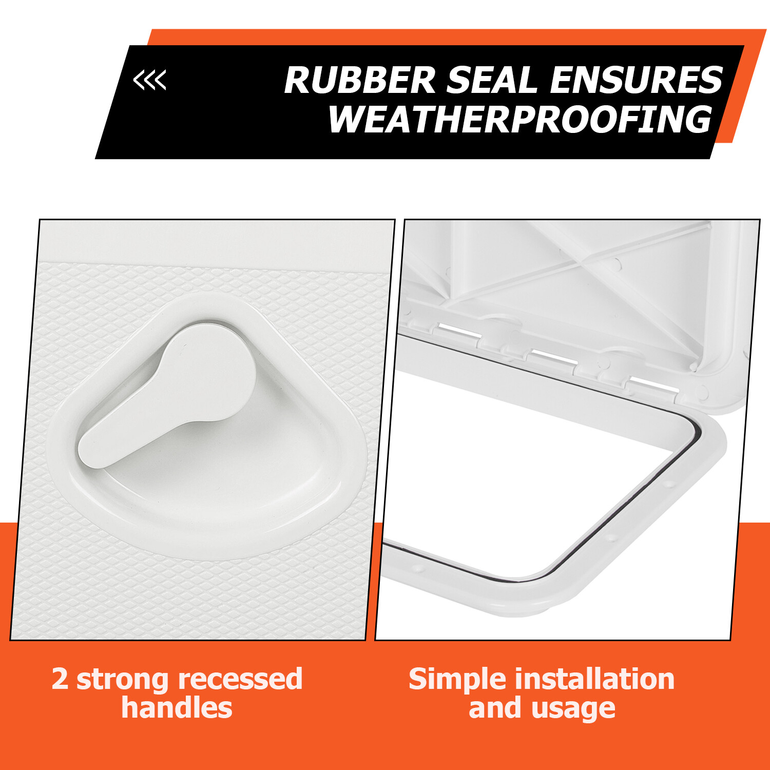 24" x 14" Boat Access Hatch & Lid Deck Access Hatch Boat Deck Hatch Caravan RV