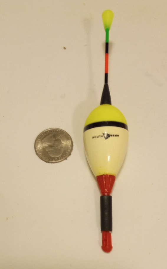 5-piece LOT South Bend 7/8" Light Up Balsa pole slip Float Bobbers crappie night