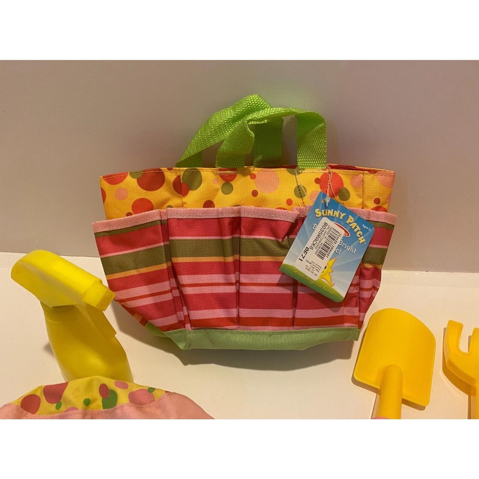 Melissa & Doug Sunny Patch Blossom Bright Tote Gardening Toy Set Kids Outdoor