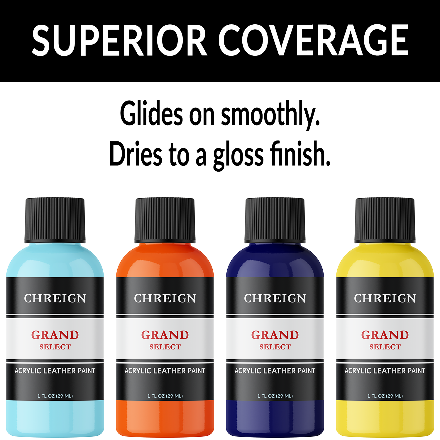 Acrylic Leather Paint Colors 1 oz.