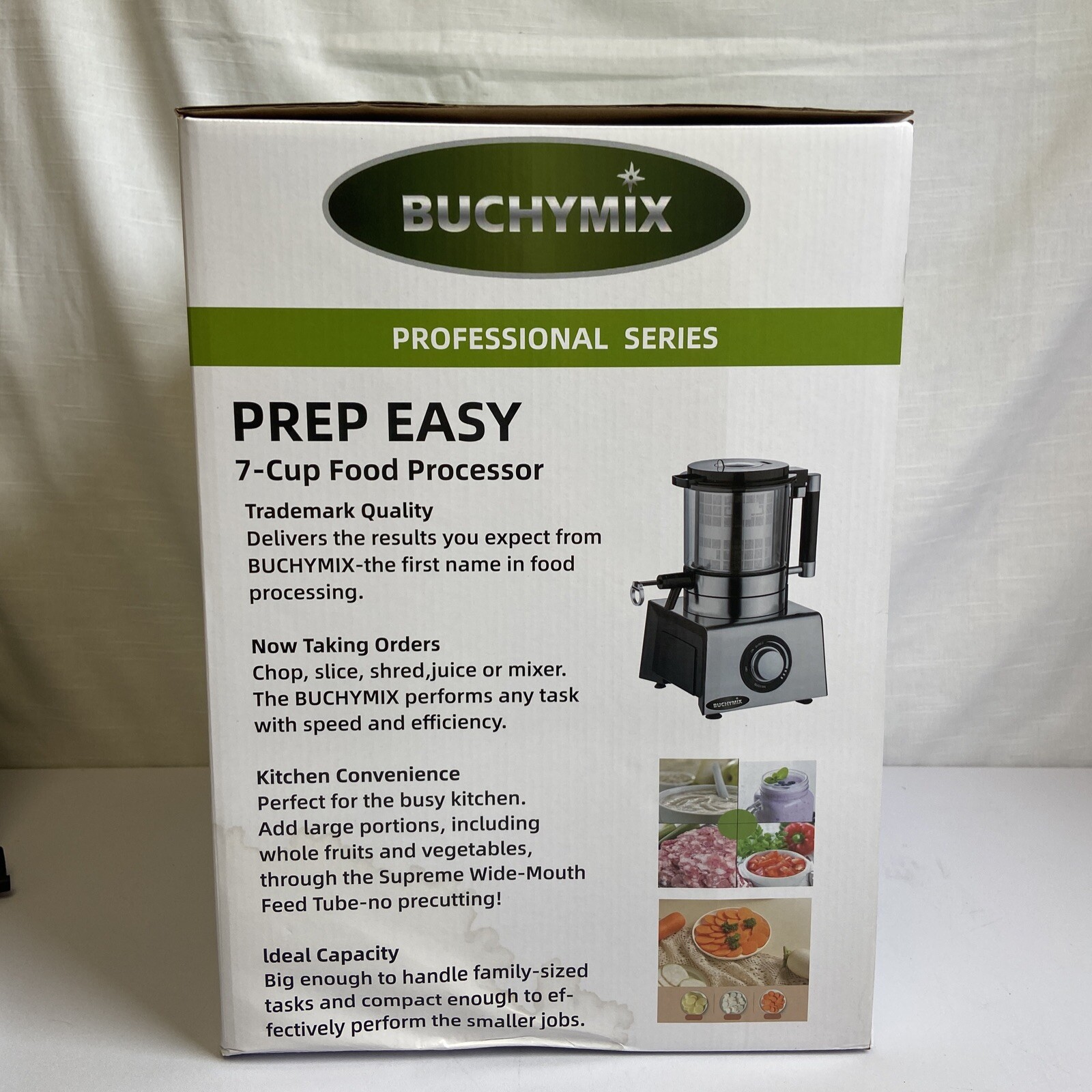 NIB Buchymix Professional Series Prep Easy 7-Cup Food Processor