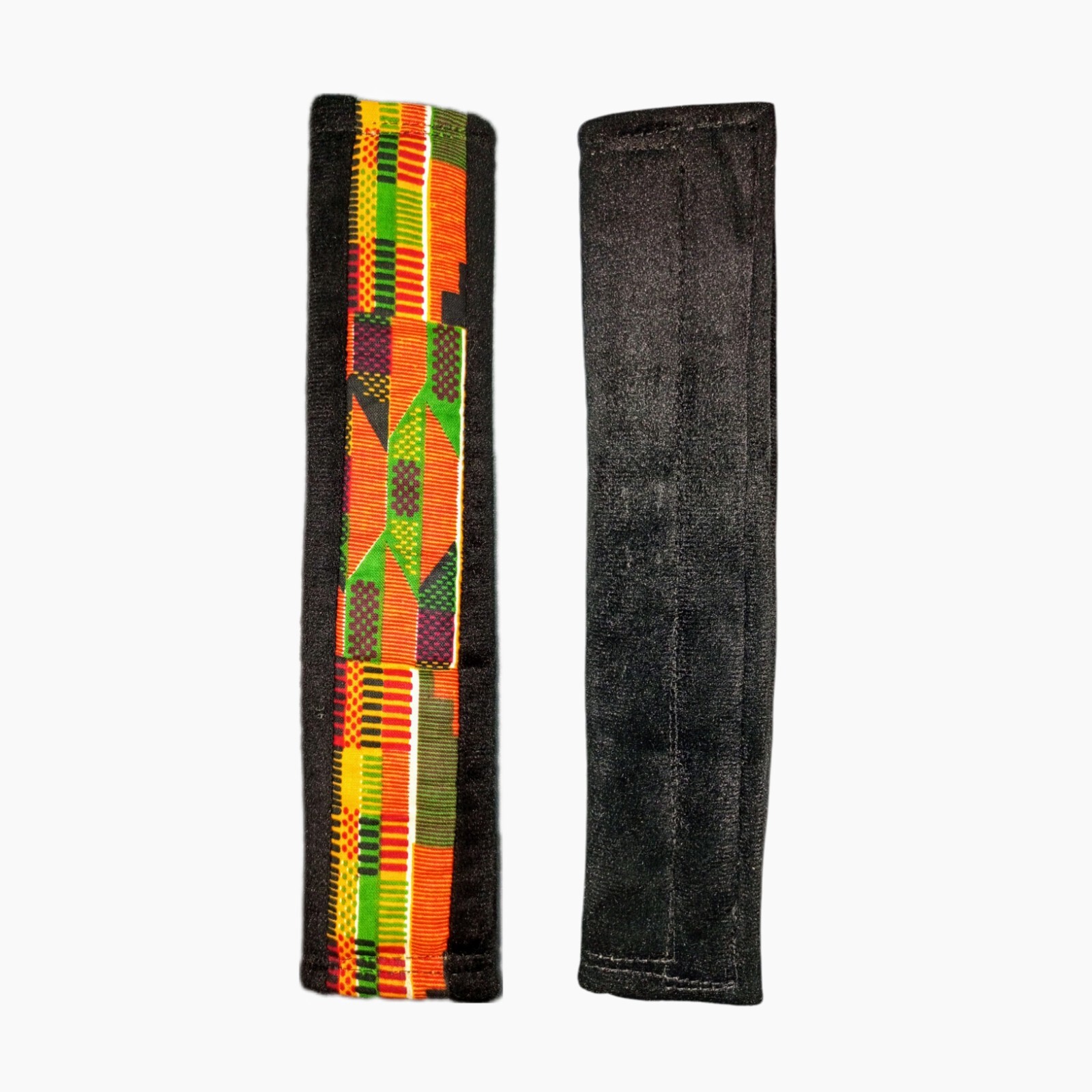 2PCS Car Seat Belt Pad, Auto Kente Print Safety Seat Belt Shoulder Pads Strap