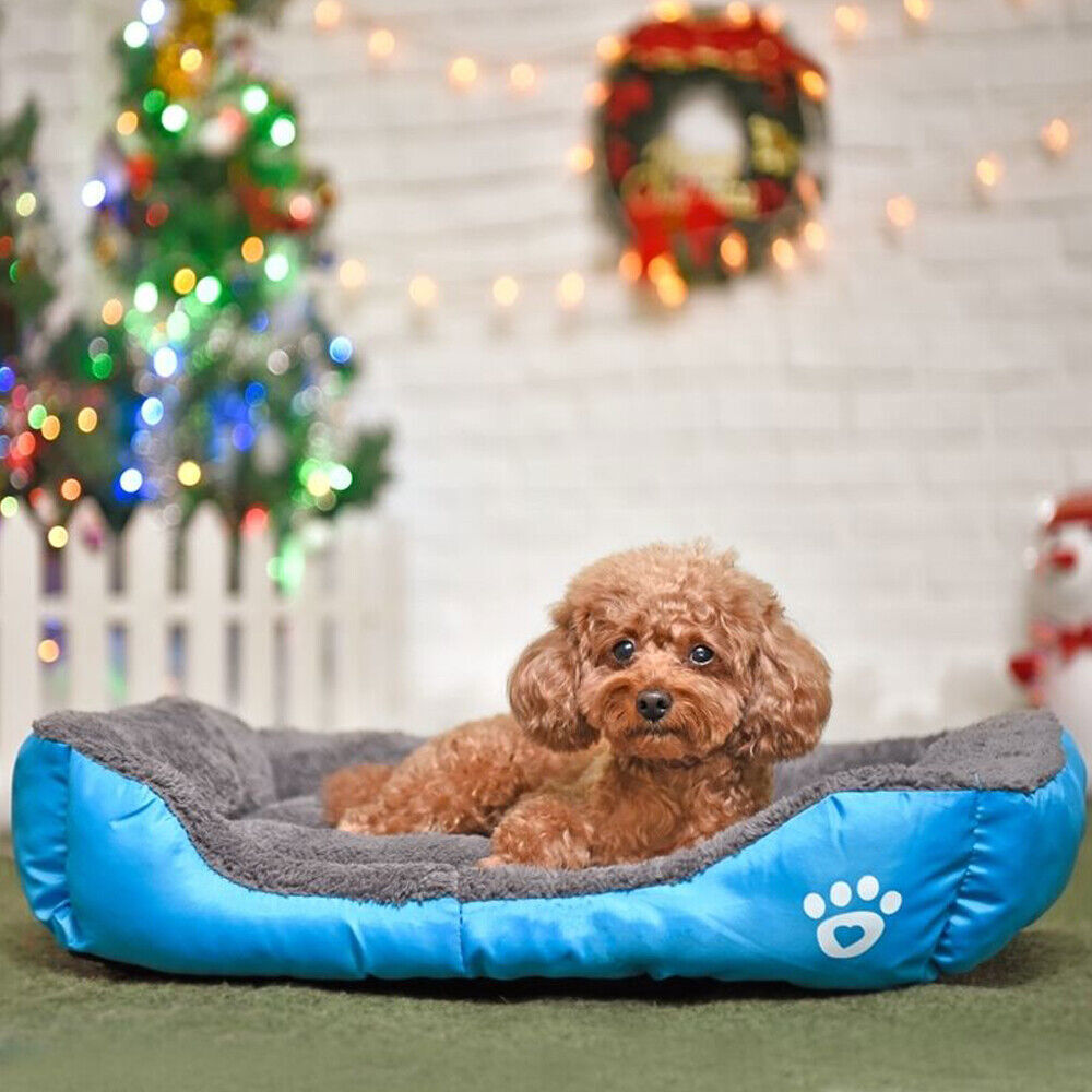 Pet Bed for Dog/Cat Soft Warm Puppy Kennel Mat Pad Washable Cushion S/M/XL/XXL