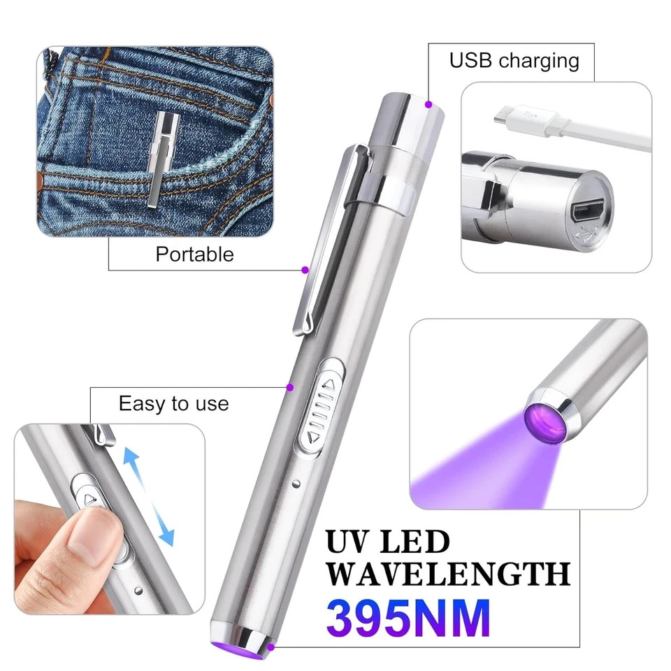 UV Resin Kit with Light 60G UV Glue for Bonding & Curing in Seconds Professional