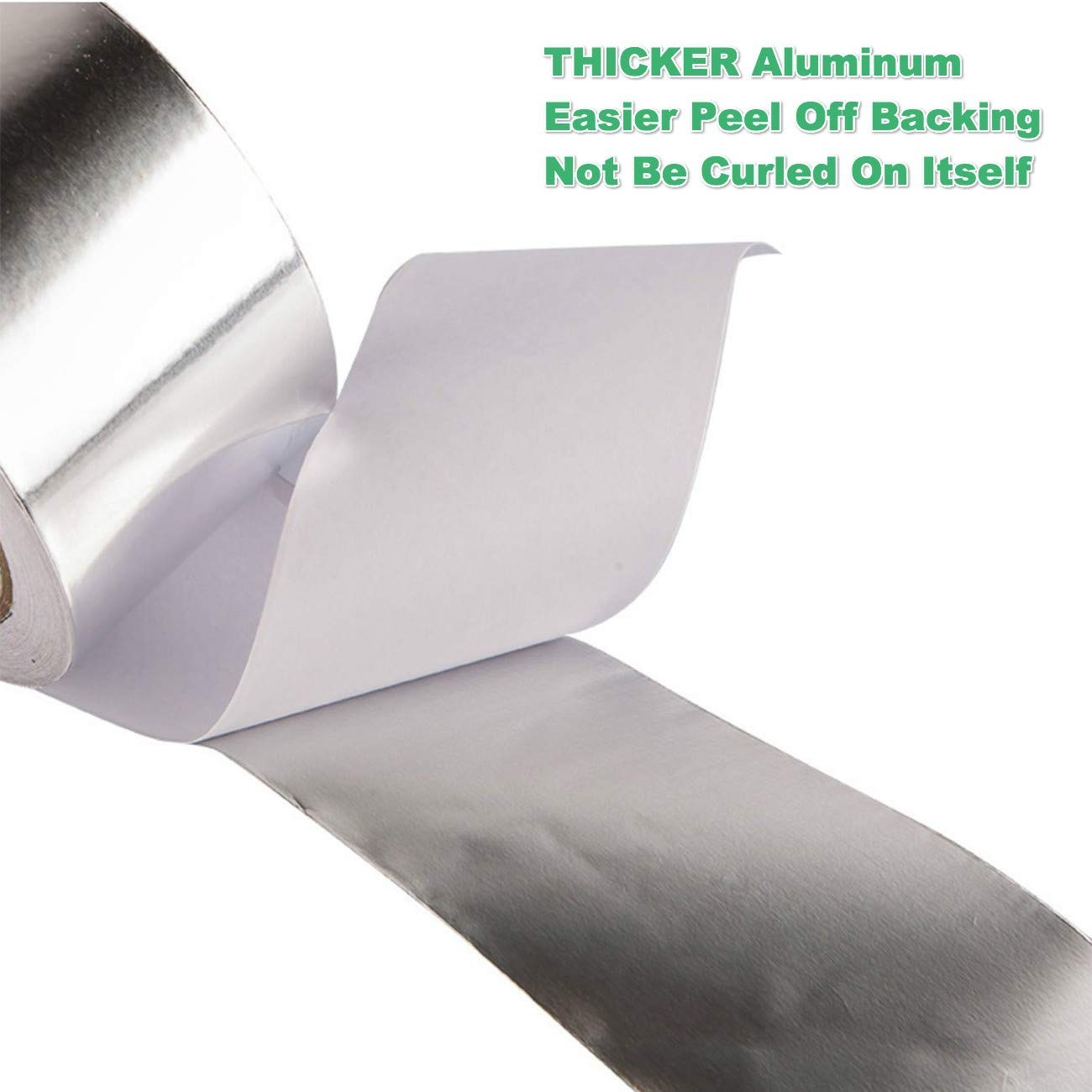 Extra Thick Aluminum Foil Duct Tape High Temp Heavy Duty 2 inch 13 YD Silver