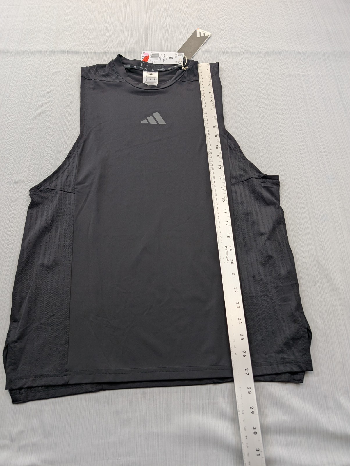 New Mens Adidas D4T Tank Top ClimaCool Training Tee Performance Black Sz Medium