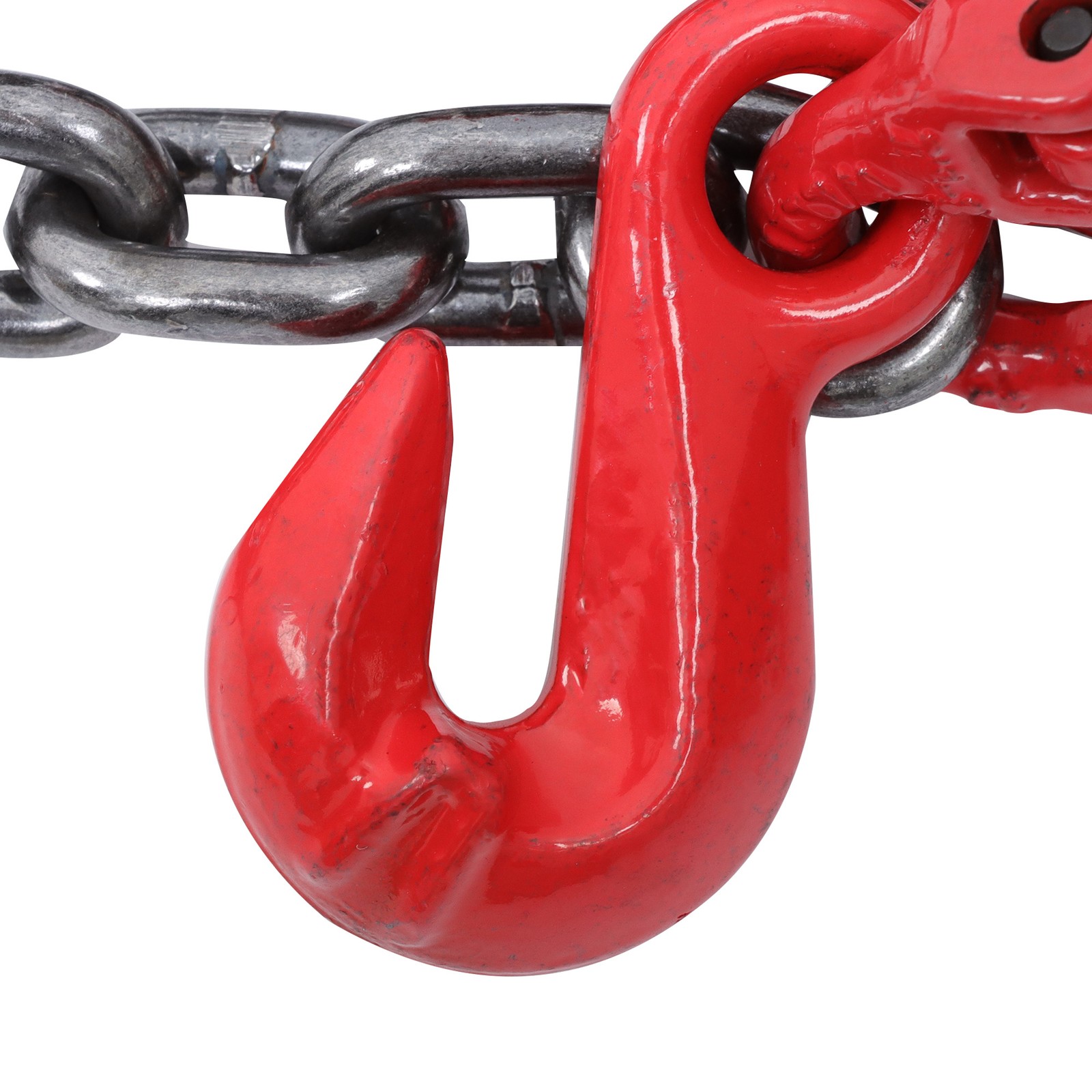 11000 lbs 5/16" x 5' Chain Sling 4 Legs G80 Lifting Chain with Grab Hooks