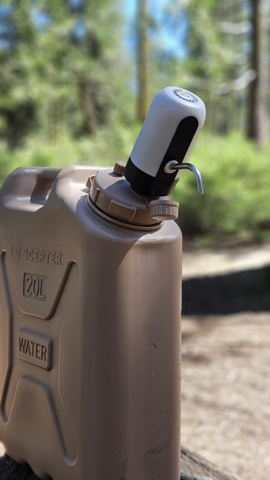 Overland Water Container Water Pump Faucet Kit - Scepter 10L 20L (Non Military)