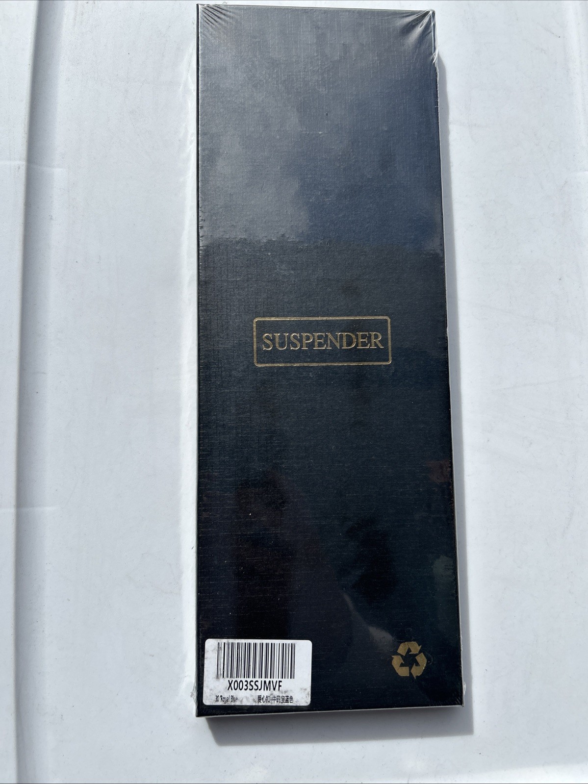 Boys Royal Blue Matching Bow Tie Suspender Set Kids Unisex Dress Up Wedding