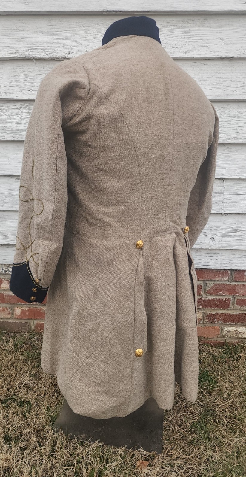 CONFEDERATE FROCK COAT 52R 52 chest & 48 waist Ottis Baker by Bauregards Tailor
