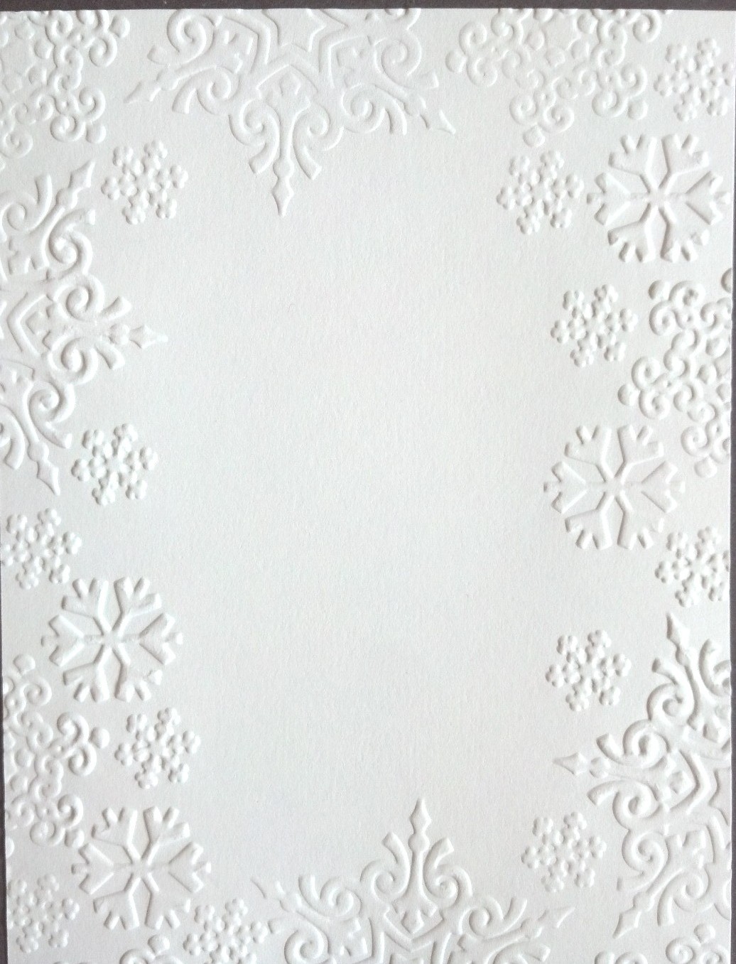 EMBOSSED HOLIDAY STAMPIN' UP CARDSTOCK CARD FRONTS, BUY 5 SETS GET 1 SET FREE