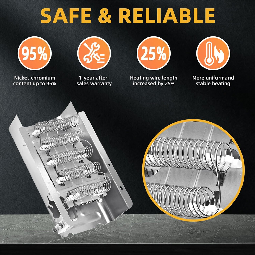 279838 Dryer Heating Element for Whirlpool Maytag Centennial Dryer Parts Kenmore