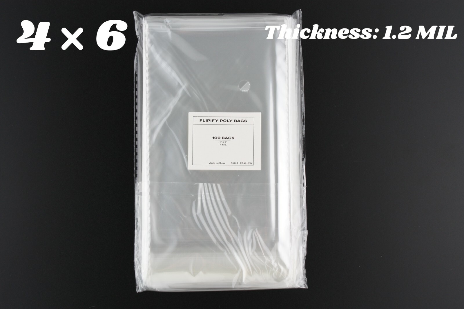 4x6 Clear Resealable Bakery Cookie Candy Poly Cookie Cello Treat Plastic Bags