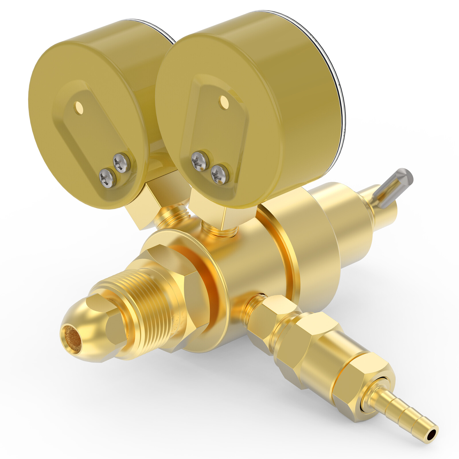 Argon CO2 Regulators with Hose Gauges Gas Welding Regulator for MIG and TIG