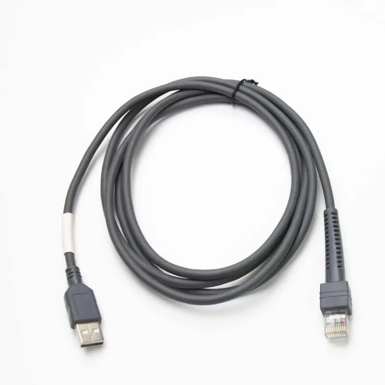 ZEBRA CBA-U01-S07ZAR BARCODE SCANNER 7FT USB CABLE FOR SYMBOL MOTOROLA - NEW