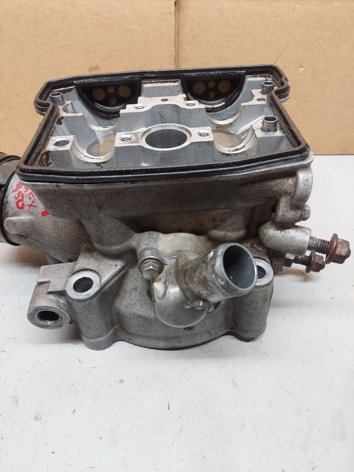 08-14 Kawasaki kfx450 Cylinder Head W/ Valves **READ FULL DESCRIPTION**